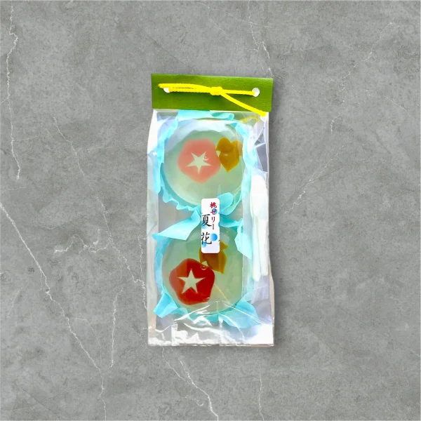 夏花 桃ゼリー（朝顔）